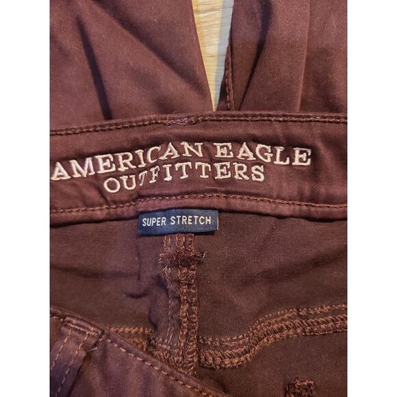American eagle outfitters size 10 women's high rise super stretch jeggings - Picture 3 of 10
